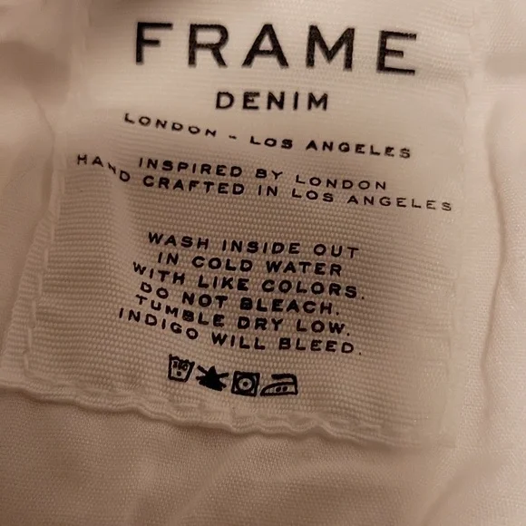 Frame Denim, "Le High Skinny" White Jeans - Picture 8 of 17